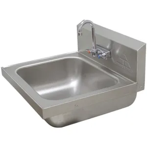 ADVANCE TABCO 7-PS-49 Lavatory Sink Splash Stainless Steel | AF9EHJ 29VK74