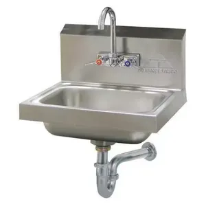 ADVANCE TABCO 7-PS-54 Hand Sink, Wall Mounted, 14 X 10 Inch F-To-B X 5 Inch D Bowl | CD7NLV