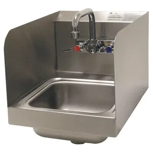 ADVANCE TABCO 7-PS-56 Hand Sink With Side Splashes, Wall Model, 9 X 9 Inch F-To-B | CD7NLW