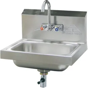 ADVANCE TABCO 7-PS-67 Lavatory Sink Splash Stainless Steel | AF9EHM 29VK77