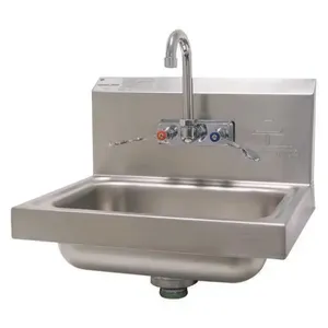 ADVANCE TABCO 7-PS-68 Hand Sink, Wall Mounted, 14 X 10 Inch F-To-B X 5 Inch D Bowl | CD7NMD