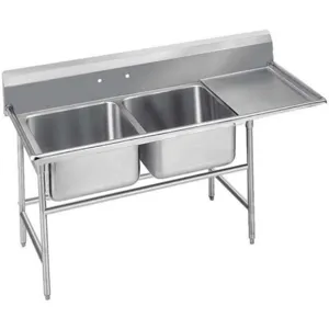 ADVANCE TABCO 9-42-48-24R Scullery Sink With Right Drain Board Floor | AF4WYH 9NLD6