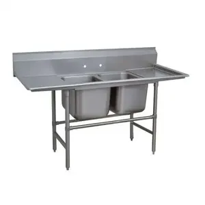 ADVANCE TABCO 94-2-36-18RL Regaline Sink, 2-Cpt., 20 Inch F-To-B X 16 Inch | CD7PFQ