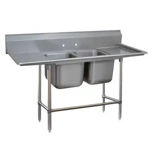 ADVANCE TABCO 94-22-40-18RL Regaline Sink, 2-Cpt., 20 Inch F-To-B X 20 Inch | CD7PGM