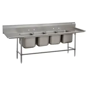 ADVANCE TABCO 94-4-72-18RL Regaline Sink, 4-Cpt., 20 Inch F-To-B X 16 Inch | CD7PJF