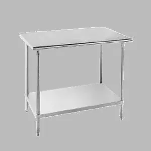 ADVANCE TABCO AG-2412 Work Table, 144 X 24 Inch Size 16 Ga 430 Ss Top | CD7PRM