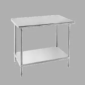 ADVANCE TABCO AG-247 Work Table, 84 X 24 Inch Size 16 Ga 430 Ss Top | CD7PRU