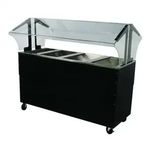 ADVANCE TABCO B4-CPU-B-SB Ice Cooled Portable Food Buffet Table, 62-7/16 X 35 X 53 Inch Size | CD7PWB