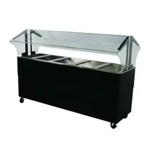 ADVANCE TABCO B5-CPU-B-SB Ice Cooled Portable Food Buffet Table, 77-3/4 X 35 X 53 Inch Size | CD7PWK