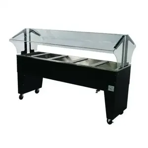 ADVANCE TABCO B5-CPU-B Ice Cooled Portable Food Buffet Table, 77-3/4 X 35 X 53 Inch Size | CD7PWJ