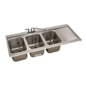 ADVANCE TABCO DBS-43L Bar Sink, Drop-In, 48-5/16 X 21-1/8 X 11-8/10 Inch Size | CD7QRV