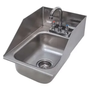 ADVANCE TABCO DI-1-10SP Drop-In Sink, 1-Cpt., 12 X 18-1/2 Inch D O.A | CD7QTW