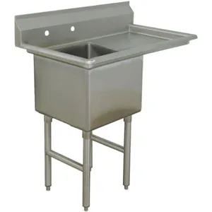 ADVANCE TABCO FC1-2424-24R-X Scullery Sink Stainless Steel 30 Inch Width | AA3TAD 11U365