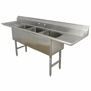 ADVANCE TABCO FC-3-1515-15RL Scullery Sink Splash Stainless Steel | AF9EHG 29VK72