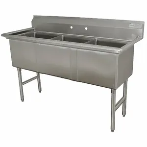 ADVANCE TABCO FC-3-1515 Scullery Sink Splash Stainless Steel | AF9EHF 29VK71