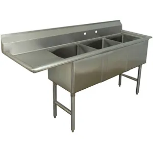 ADVANCE TABCO FC-3-1818-18LX Scullery Sink Stainless Steel 24 Inch Width | AA3TAR 11U377