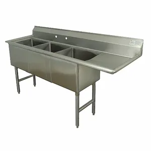 ADVANCE TABCO FC-3-1818-18RX Scullery Sink Stainless Steel 24 Inch Width | AA3TAT 11U378