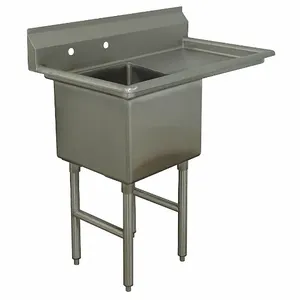 ADVANCE TABCO FC1-2424-24R-X Scullery Sink Stainless Steel 30 Inch Width | AA3TAD 11U365