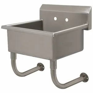 ADVANCE TABCO FS-WM-2721 Utility Sink Stainless Steel 27 Inch Length | AA3RZC 11U341