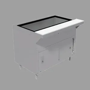 ADVANCE TABCO HDCPU-2-DR Heavy Duty Ice Cooled Serving Counter, 31-13/16 X 36-1/4 X 35 Inch Size | CD7VCN