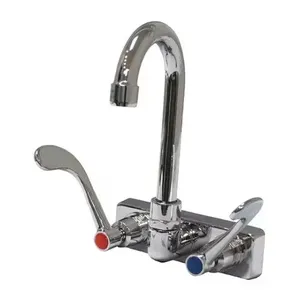 ADVANCE TABCO K-316 Faucet, 4 Inch O.C, Splash Mounted With 3-1/2 Inch Gooseneck Spout | CD7VQF