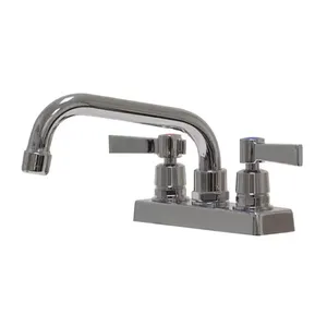 ADVANCE TABCO K-51 Faucet, Deck Mounted, 4 Inch Oc, 6 Inch Swing Spout, Colored Hot | CD7VTF