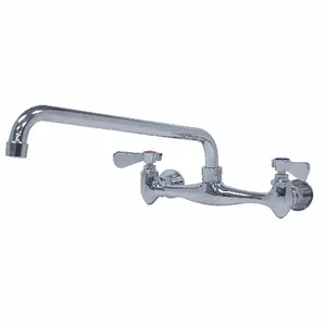 ADVANCE TABCO K1-GR Splash Mounted Faucet 12 Inch Long | AC9YQH 3LMR7