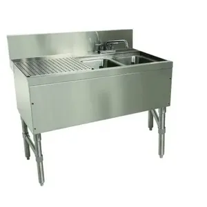 ADVANCE TABCO PRB-24-32R Prestige Underbar Sink Unit, 2-Cpt., 36 X 25 X 36 Inch Size, L-To-B | CD7XCV