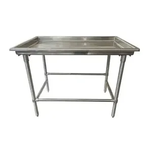 ADVANCE TABCO SR-48 Sorting Table, With 3 Inch Raised Edge, 48 Inch Long, With Crossrails, Ss | CD7YNK