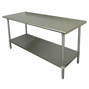 ADVANCE TABCO SS-366 Work Table 72 x 36 x 35-1/2 Inch Stainless Steel Top | AF4KZV 8ZKU5