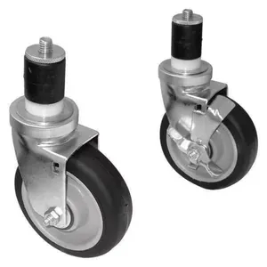 ADVANCE TABCO TA-255 Casters, Expanding Adapter 400 Lb Capacity Per Caster, Set Of 4 | CD7ZFA