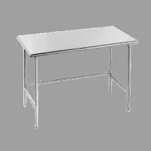 ADVANCE TABCO TGLG-245 Work Table, 60 X 24 Inch Size 14 Ga 304 Ss Top | CD7ZXM