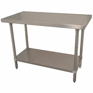 ADVANCE TABCO VSS - 306-GR Work Table No Drip Edge 72x30x2 In | AC9WBX 3KWZ5