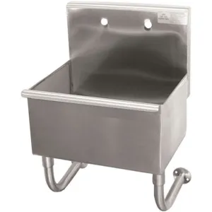 ADVANCE TABCO WSS-16-25 Utility Sink Stainless Steel 22 Inch Length | AA3RZA 11U339