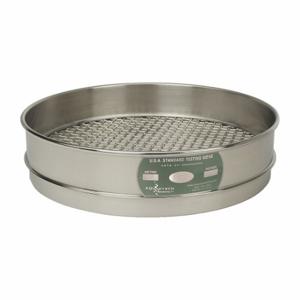 ADVANTECH 45SS12I Wire Cloth Laboratory Test Sieve, Wire Cloth Test Sieve, Stainless Steel, Stainless Steel | CN8CPG 787A90