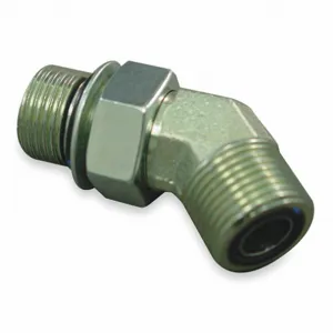 AEROQUIP FF2068T1210S Elbow, 45 Deg., 3/4 x 5/8 Inch Size, Male x Male, ORS x ORB, Rigid | CJ2MNE 55DX67