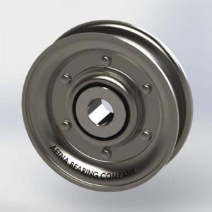 Aetna Bearing AG2331-A Round Belt Idler, 0.516/0.522 Inch Inside Dia., 3-1/4 Inch OD, 3 Inch Belt Size | CJ8QEM
