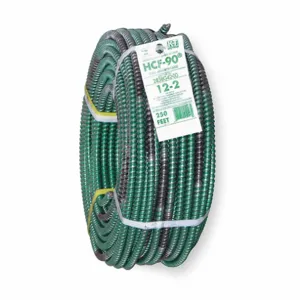 AFC CABLE SYSTEMS 2858G42G00 Metal Clad Armored Cable, 2 with Insulated CU Ground Conductors, Green | CN8DBU 1YTG1