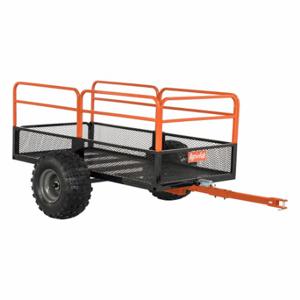 AGRI-FAB 45-0554 Cart, 250 lb Load Capacity - Hoppers and Cube Trucks, Black/Orange | CN8DCJ 806Y37