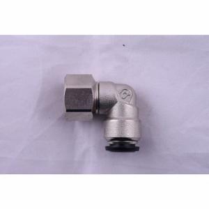 AIGNEP 50105N-8-3/8 Push To Connect Fitting, Nickel Plated Brass, Push-To-Connect x Fbspp | CN8DDL 787VP1