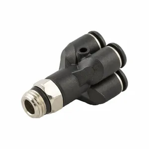 AIGNEP 55340-4-1/4 Composite 4 Postion Swivel Y, Manifold, 4mm Tube x 1/4 Inch Swift-Fit | CL7UAR