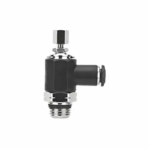 AIGNEP 55905-4-1/8 Composite Flow Control Valve, Out, Knob, 4mm Tube x 1/8 Inch Swift-Fit | CL7UCW