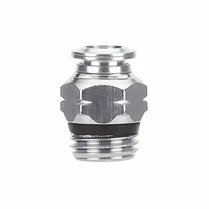 AIGNEP 57000-12-1/2 Tube Fitting, Straight Male, Metal Release Collet, 12mm Tube x 1/2 Inch Swift-Fit | CL7UFZ