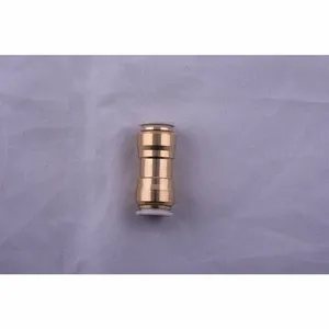 AIGNEP 59040-6 Straight Connector, 6mm Tube, Brass | CL7UUY