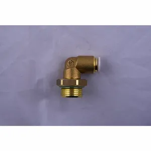 AIGNEP 59116-6-1/8 Male Elbow, 6mm Tube x 1/8 BSPP, Brass | CL7UVG