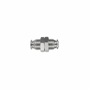 AIGNEP 60050-05 Bulkhead Union, 5/16 Inch Tube, Stainless Steel | CL7UZA