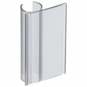 AIGNER LABEL HOLDER EP-2400 Label Holder, 4 Inch x 2 in, Clear, Slide-In, 25 Label Holders, Snap-On, PVC, Smooth | CN8DEG 55VL75