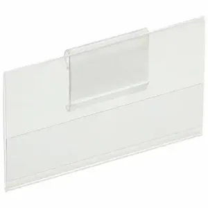 AIGNER LABEL HOLDER IDA-35 Label Holder, 3 Inch x 3 in, Clear, Slide-In, 25 Label Holders, Self-Adhesive, PVC | CN8DEC 55VL87