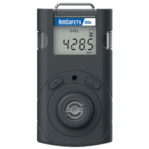 AIMS POWER PM150-CO2 Personal Portable Carbon Dioxide Detector, Carbon Dioxide, Gray | CN8DEY 786VH4