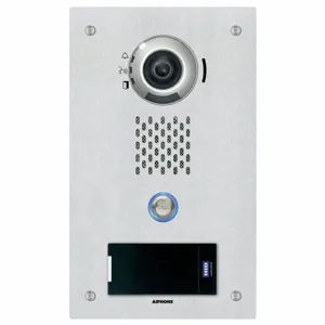 AIPHONE IX-DVF-P Video Door Station, 11-11/16 Inch Height, Indoor/Outdoor | CE9CEF 55MR45